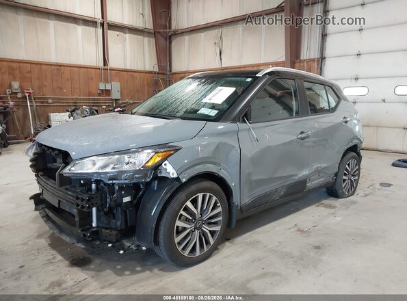 3N1CP5CV1RL565017 2024 NISSAN KICKS Gray Vista tres cuartos delantera izquierda