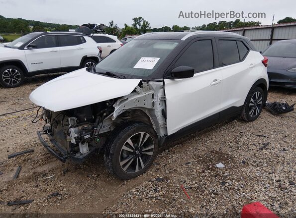 3N1CP5CV2LL577426 2020 NISSAN KICKS Белый Передняя левая четверть