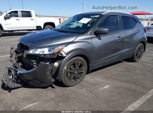 3N1CP5CV2NL497580 2022 NISSAN KICKS Gray წინა მარცხენა ხედი სამი მეოთხედიდან