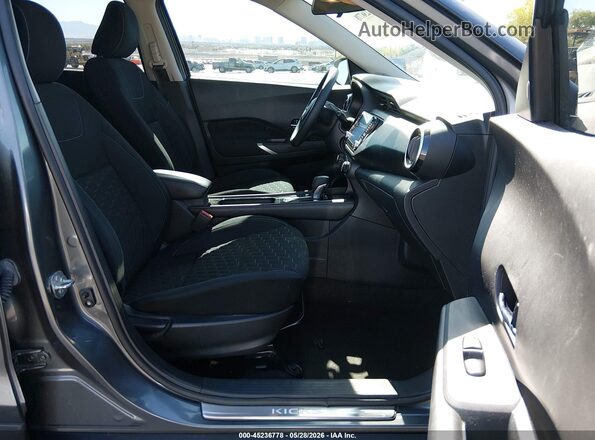 3N1CP5CV2NL497580 2022 NISSAN KICKS Gray წინა სალონის ხედი