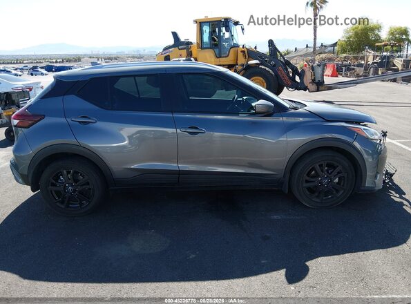 3N1CP5CV2NL497580 2022 NISSAN KICKS Gray უკანა სალონის ხედი