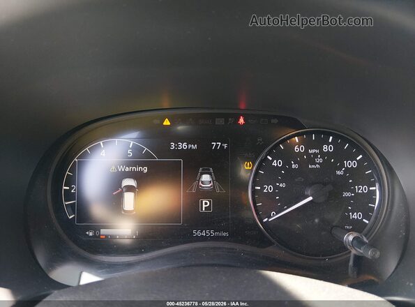3N1CP5CV2NL497580 2022 NISSAN KICKS Gray უკანა სავარძლების ხედი
