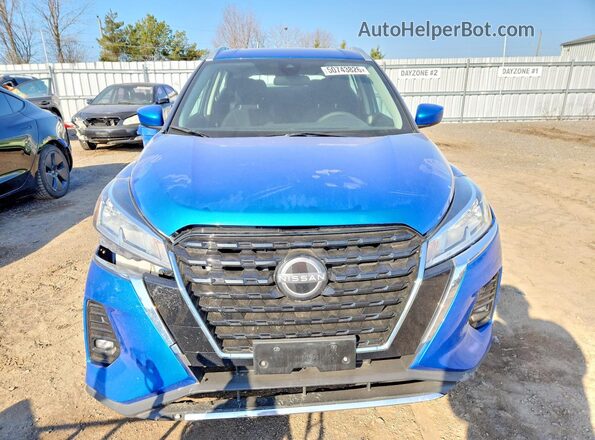 3N1CP5CV2RL571232 2024 NISSAN KICKS Blue Вид спереду