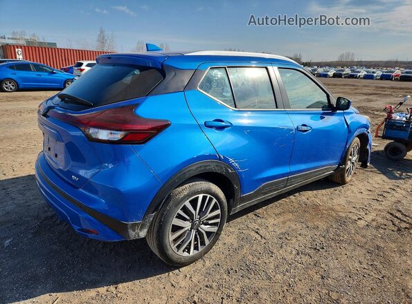 3N1CP5CV2RL571232 2024 NISSAN KICKS Blue Задня права чверть