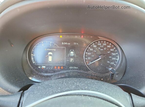 3N1CP5CV2RL571232 2024 NISSAN KICKS Blue Вид щитка приладів