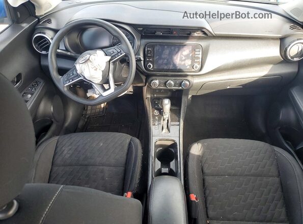 3N1CP5CV3PL498126 2023 NISSAN KICKS Blue Առջևի վահանակի տեսք