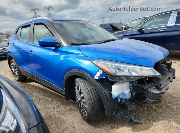 3N1CP5CV3PL498126 2023 NISSAN KICKS Blue Առջևի աջ