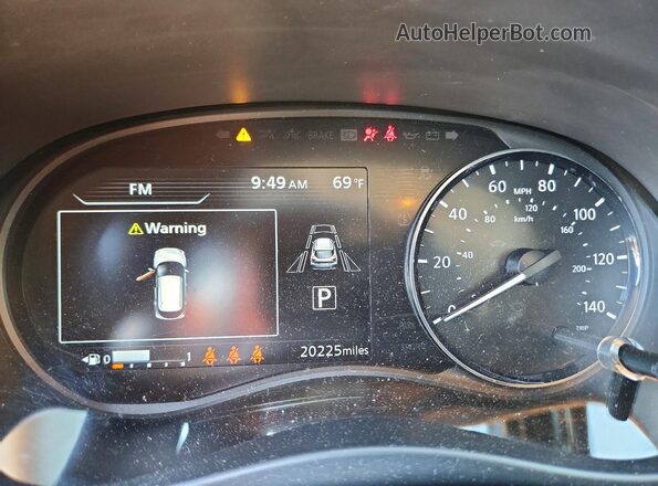 3N1CP5CV3PL535286 2023 NISSAN KICKS Gray Instrument cluster view