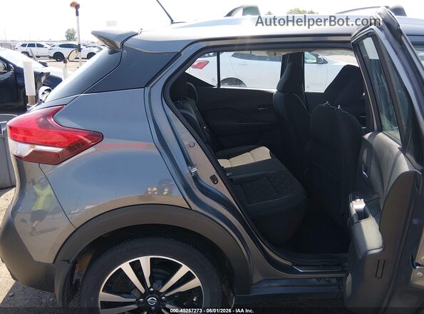 3N1CP5CV4LL481006 2020 NISSAN KICKS Gray Vista de la etiqueta del VIN
