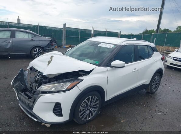 3N1CP5CV4ML482819 2021 NISSAN KICKS White Vista tres cuartos delantera izquierda