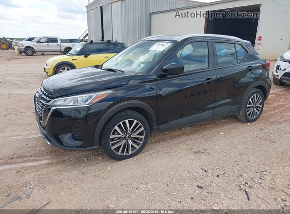 3N1CP5CV4ML483940 2021 NISSAN KICKS Black Front left