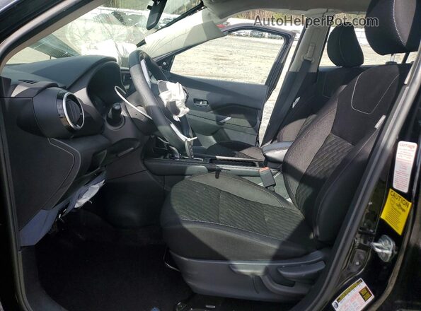 3N1CP5CV4ML549516 2021 NISSAN KICKS Черный Вид салона спереди