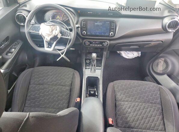 3N1CP5CV4ML549516 2021 NISSAN KICKS Черный Вид панели приборов