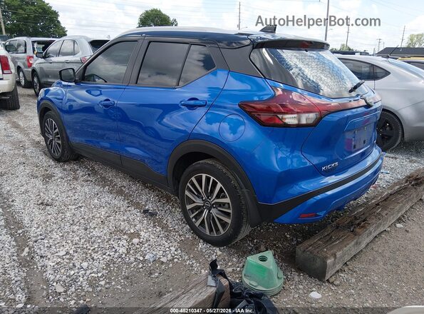 3N1CP5CV4NL485530 2022 NISSAN KICKS Blue Հետևի ձախ