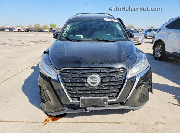 3N1CP5CV5ML483140 2021 NISSAN KICKS Black Դիմացի տեսք