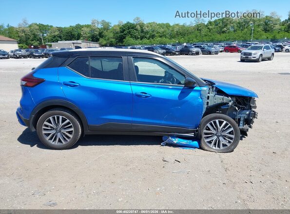 3N1CP5CV5PL477715 2023 NISSAN KICKS Blue Панорамний вид салону 360°