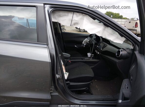 3N1CP5CV5PL567463 2023 NISSAN KICKS Gray Widok wnętrza z przodu