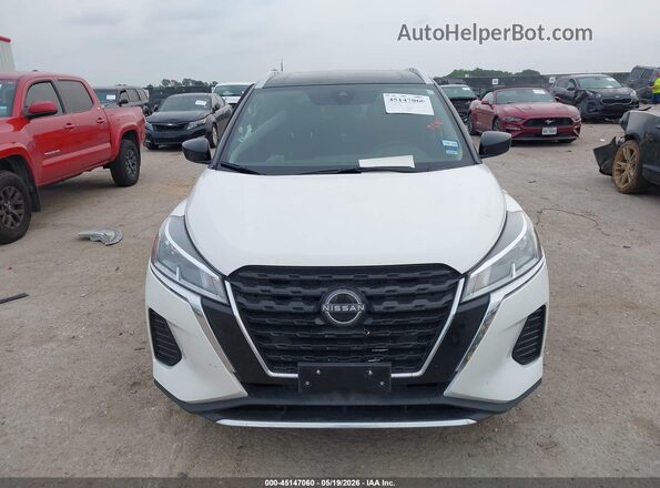 3N1CP5CV5RL562685 2024 NISSAN KICKS White Вид щитка приладів