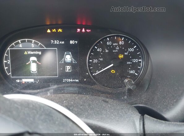 3N1CP5CV5RL562685 2024 NISSAN KICKS White Вид задніх сидінь