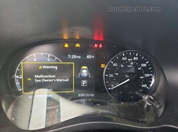 3N1CP5CV6ML491179 2021 NISSAN KICKS Gray Вид щитка приладів