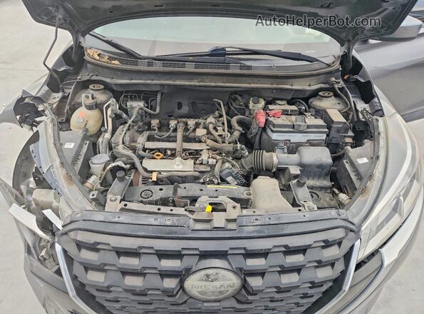 3N1CP5CV6ML491179 2021 NISSAN KICKS Gray Вид підкапотного простору
