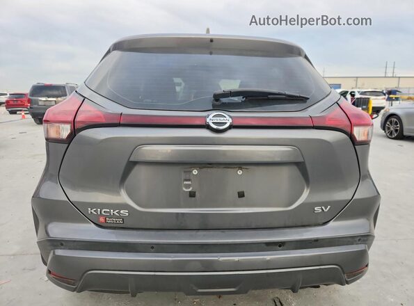 3N1CP5CV6ML491179 2021 NISSAN KICKS Gray Вид ззаду