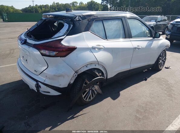 3N1CP5CV6ML548352 2021 NISSAN KICKS White უკანა მარჯვენა
