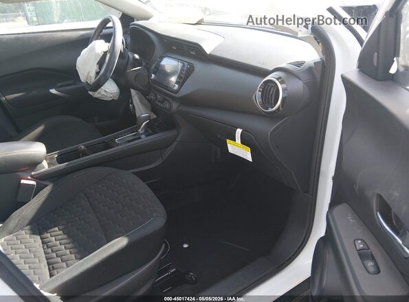 3N1CP5CV6ML548352 2021 NISSAN KICKS White წინა სალონის ხედი