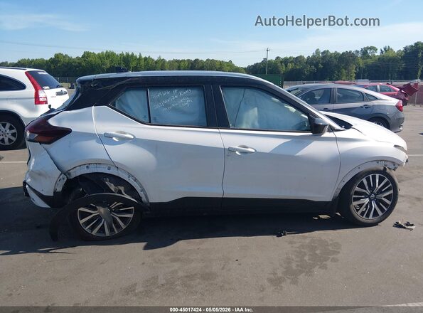 3N1CP5CV6ML548352 2021 NISSAN KICKS White უკანა სალონის ხედი