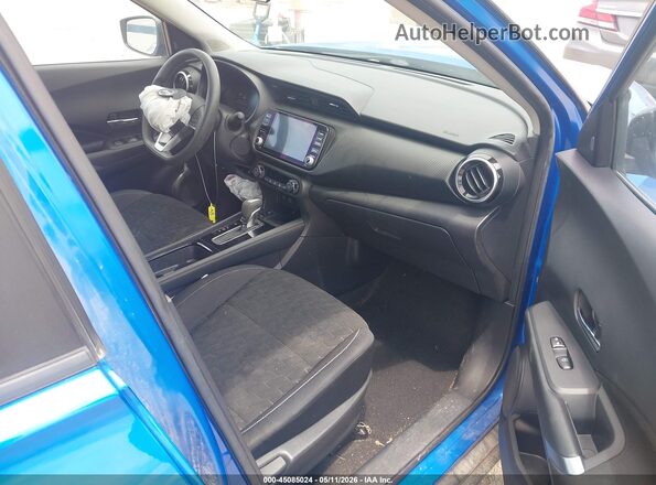 3N1CP5CV6NL481513 2022 NISSAN KICKS Blue Vista interior delantera