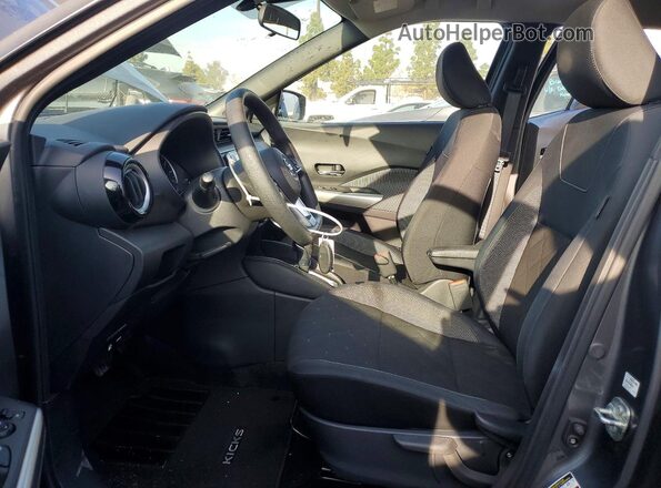 3N1CP5CV7LL479184 2020 NISSAN KICKS Gray წინა სალონის ხედი