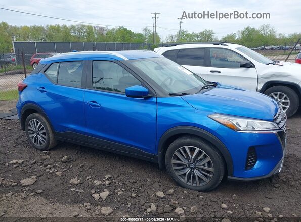 3N1CP5CV7PL506275 2023 NISSAN KICKS Синий Вид задней части салона