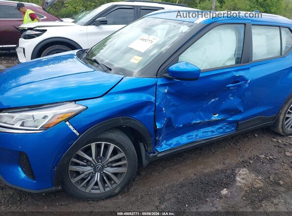 3N1CP5CV7PL506275 2023 NISSAN KICKS Синий Вид спереди