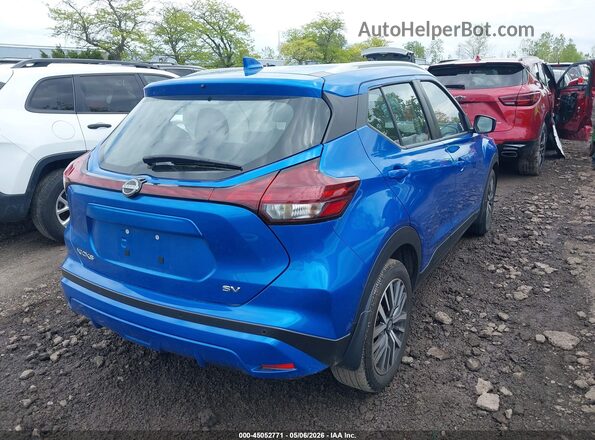 3N1CP5CV7PL506275 2023 NISSAN KICKS Синий Задняя правая четверть
