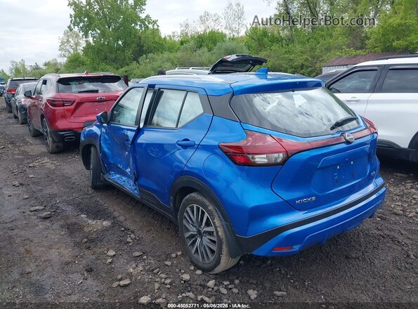 3N1CP5CV7PL506275 2023 NISSAN KICKS Синий Задняя левая четверть