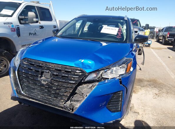 3N1CP5CV7PL524016 2023 NISSAN KICKS Blue Սալոնի հետևի տեսք
