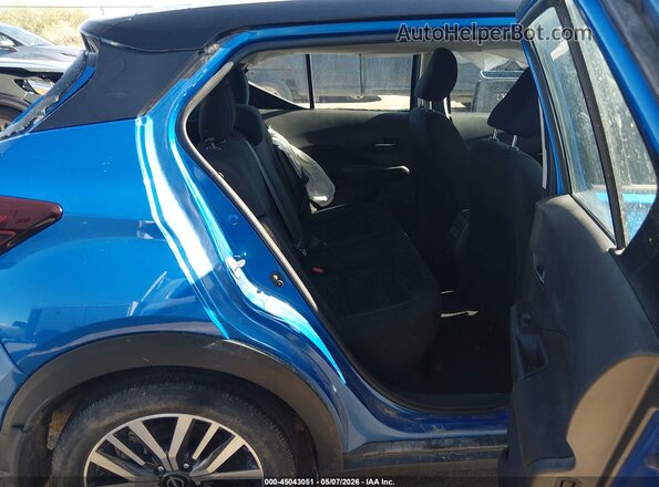 3N1CP5CV7PL524016 2023 NISSAN KICKS Blue VIN կոդի պիտակի տեսք