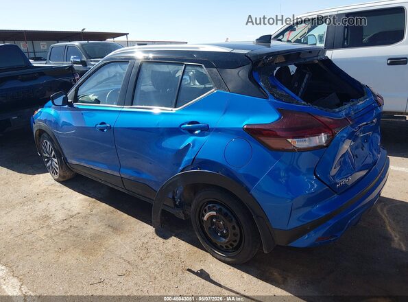3N1CP5CV7PL524016 2023 NISSAN KICKS Blue Հետևի ձախ