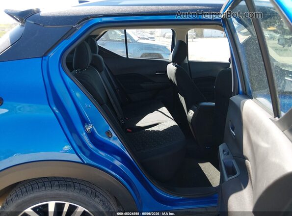3N1CP5CV7PL533377 2023 NISSAN KICKS Blue Вид наклейки з VIN-кодом