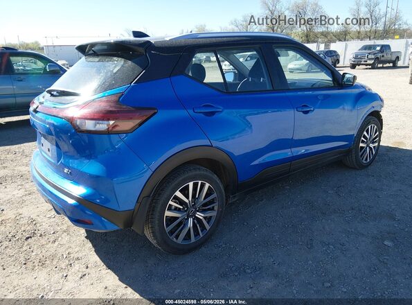 3N1CP5CV7PL533377 2023 NISSAN KICKS Blue Задня права чверть