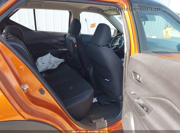 3N1CP5CV8ML554587 2021 NISSAN KICKS Orange VIN կոդի պիտակի տեսք