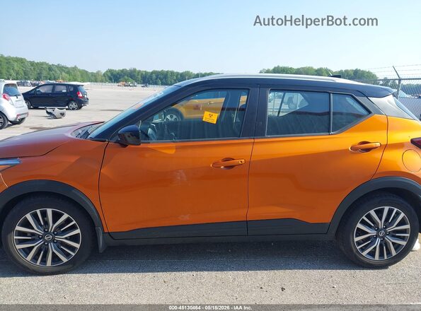 3N1CP5CV8ML554587 2021 NISSAN KICKS Orange Սալոնի 360 աստիճան տեսք