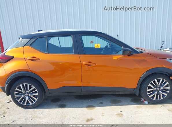 3N1CP5CV8ML554587 2021 NISSAN KICKS Orange Սալոնի հետևի տեսք