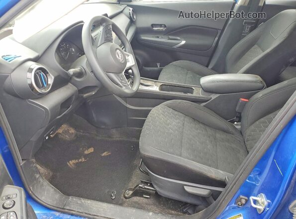 3N1CP5CV8PL473982 2023 NISSAN KICKS Blue Вид салону спереду
