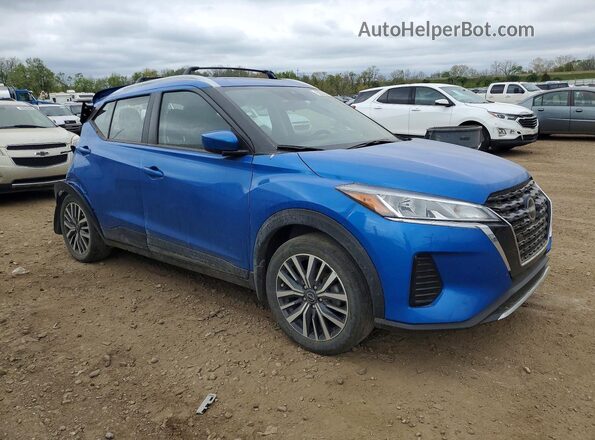 3N1CP5CV8PL473982 2023 NISSAN KICKS Blue Передня права чверть