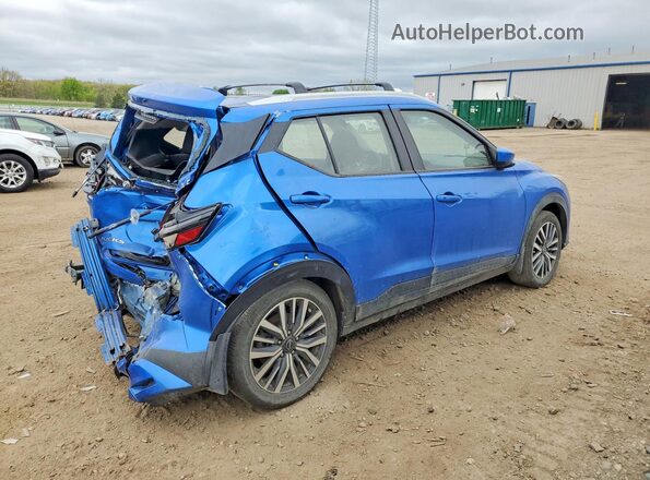 3N1CP5CV8PL473982 2023 NISSAN KICKS Blue Задня права чверть