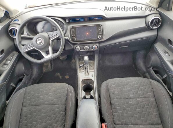 3N1CP5CV8PL473982 2023 NISSAN KICKS Blue Вид панелі приладів