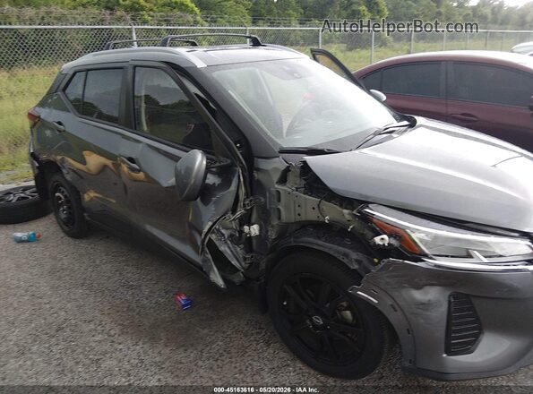 3N1CP5CV8RL570862 2024 NISSAN KICKS Gray Front view
