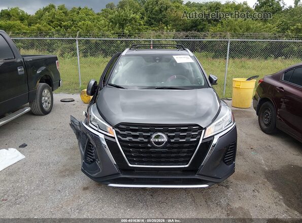 3N1CP5CV8RL570862 2024 NISSAN KICKS Gray Instrument cluster view