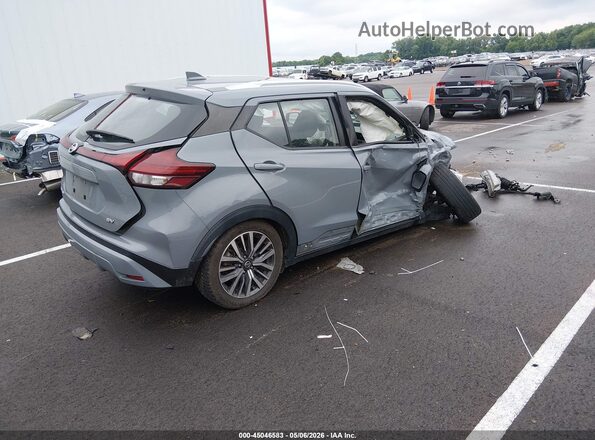3N1CP5CV9ML480595 2021 NISSAN KICKS Gray Задня права чверть